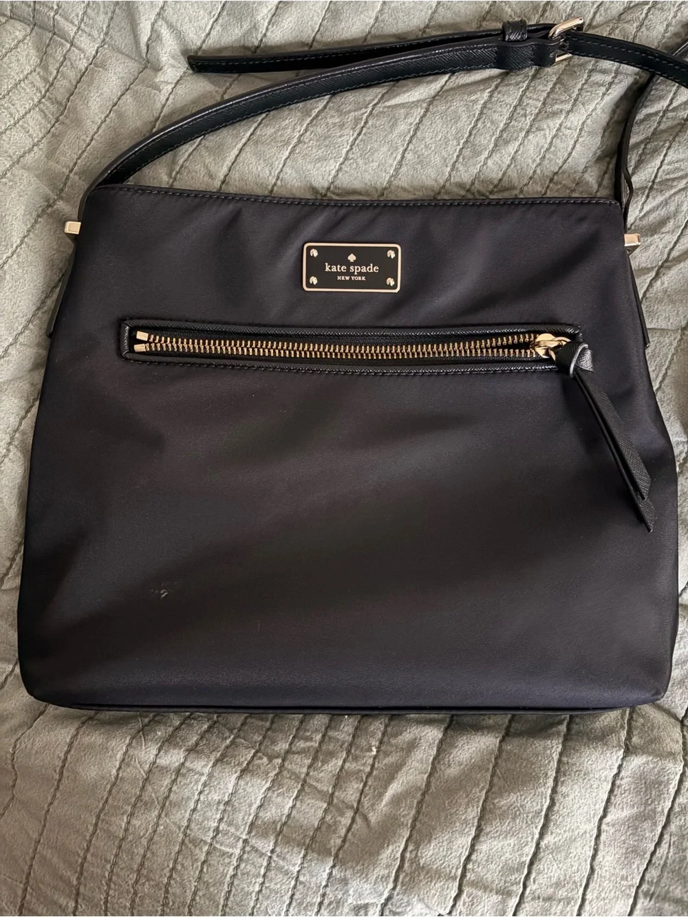 Kate Spade New York Black Nylon Crossbody Bag | Mint Condition